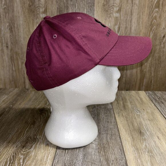 Under Armour Hat One Size Free Fit Maroon Red Baseball Cap Hat Womens Adjustable - Picture 3 of 10